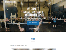 Tablet Screenshot of crossfitarchangel.com